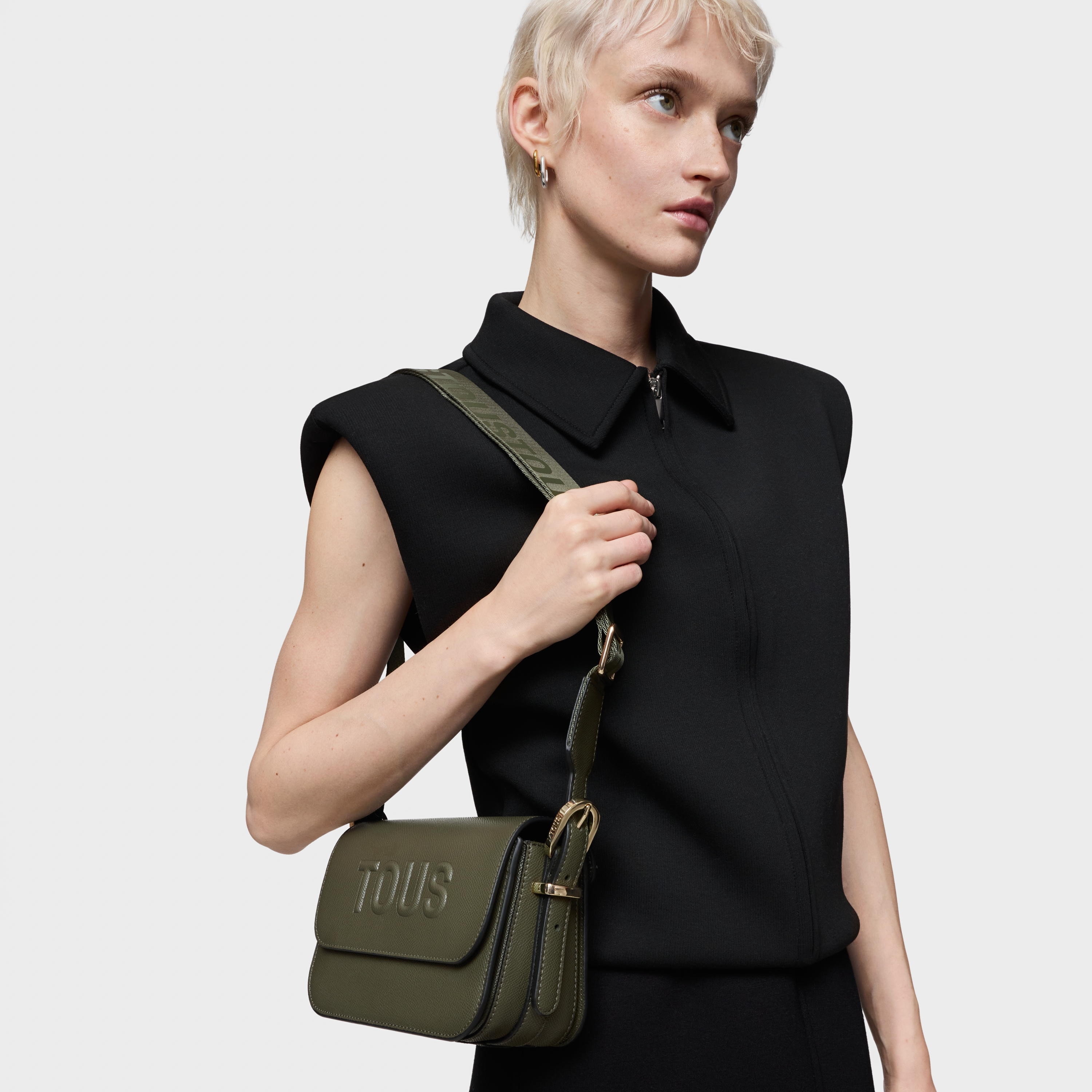 Small khaki Crossbody bag TOUS Brenda