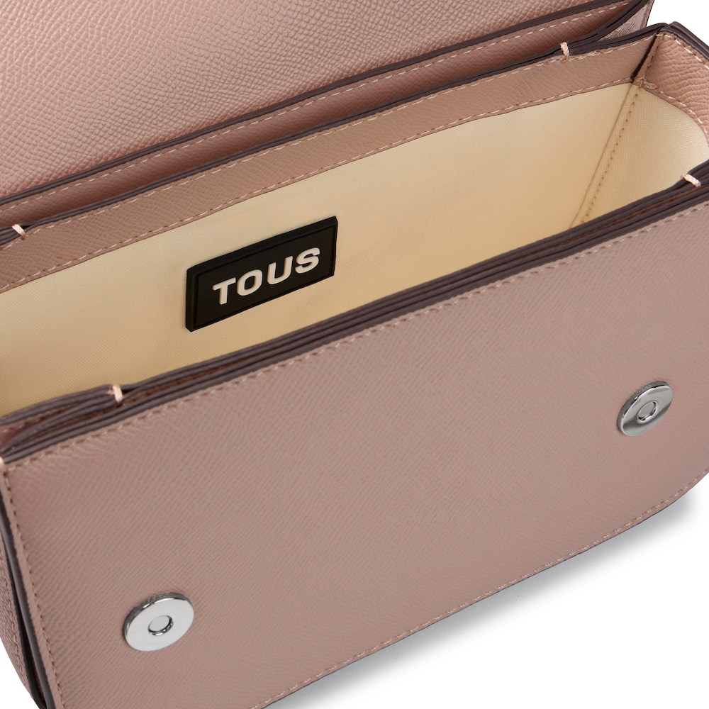 Small taupe-colored Crossbody bag TOUS Brenda