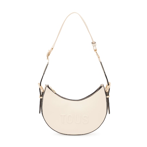 Bolso de hombro mediano beige TOUS Brenda