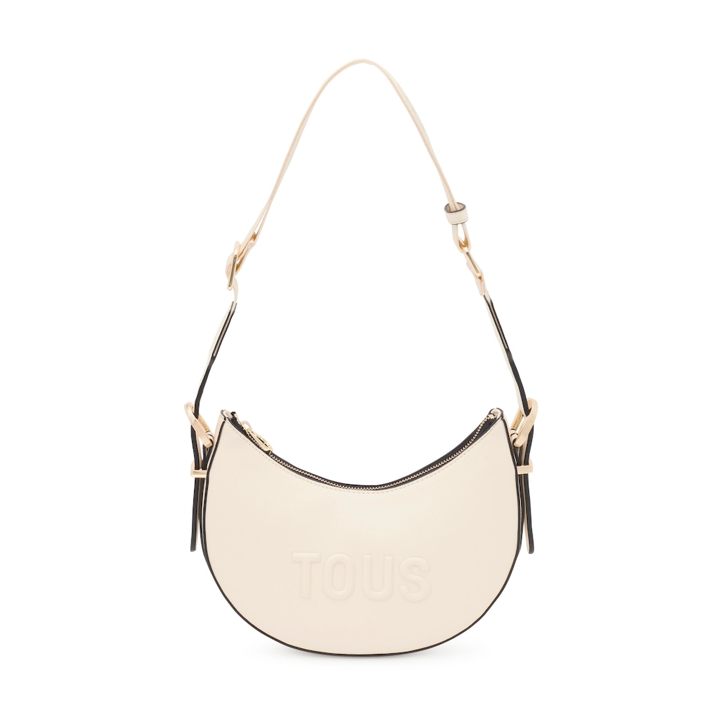 Bolso de hombro mediano beige TOUS Brenda