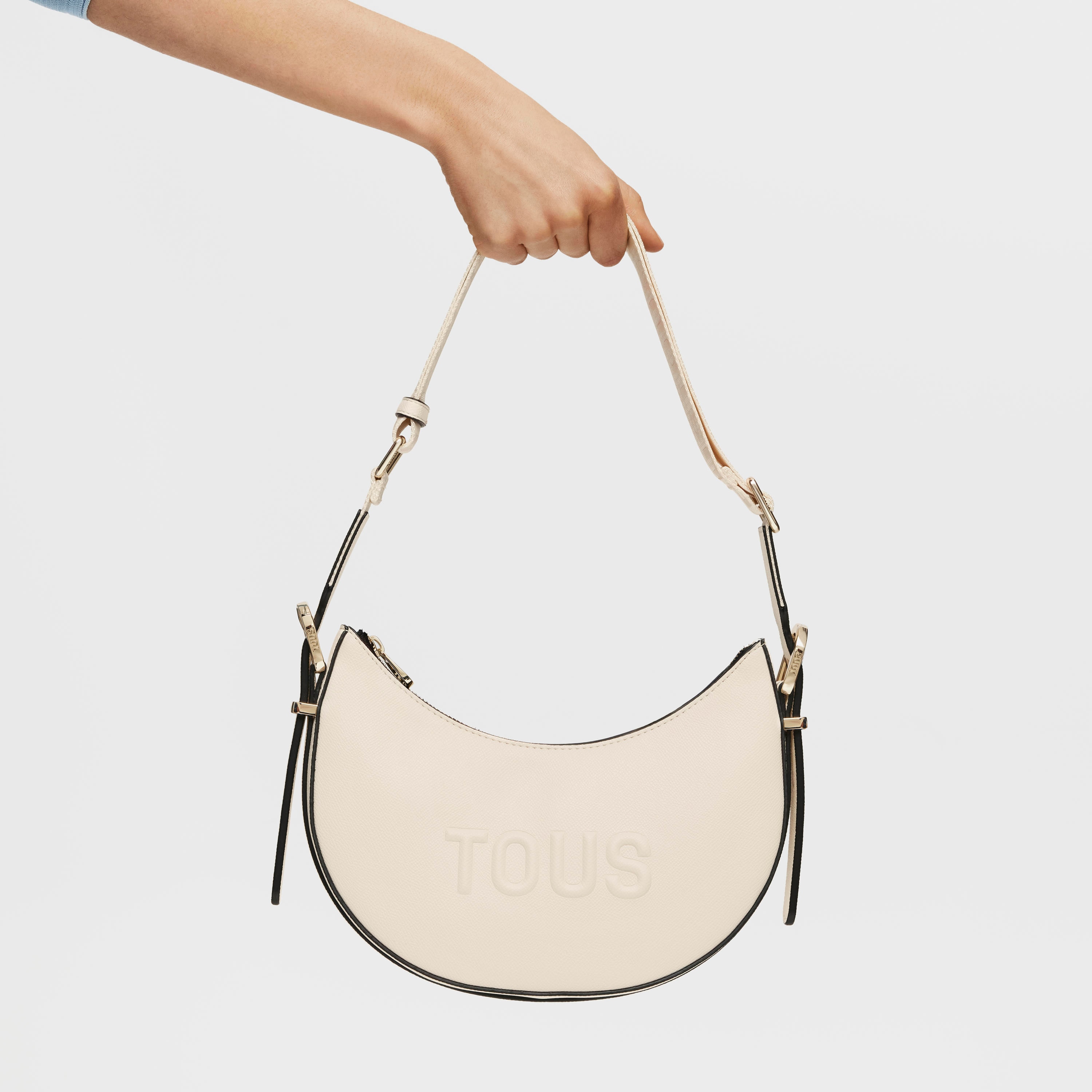 Medium beige Shoulder bag TOUS Brenda