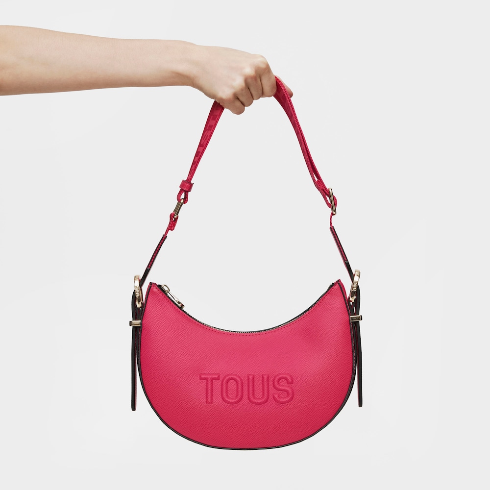 Bolso de hombro mediano fucsia TOUS Brenda image number 4