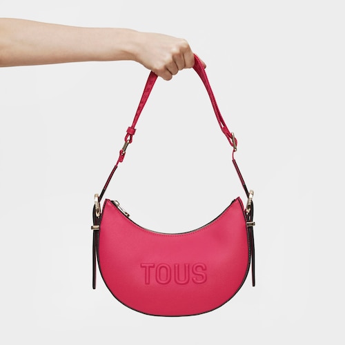 Bolso de hombro mediano fucsia TOUS Brenda