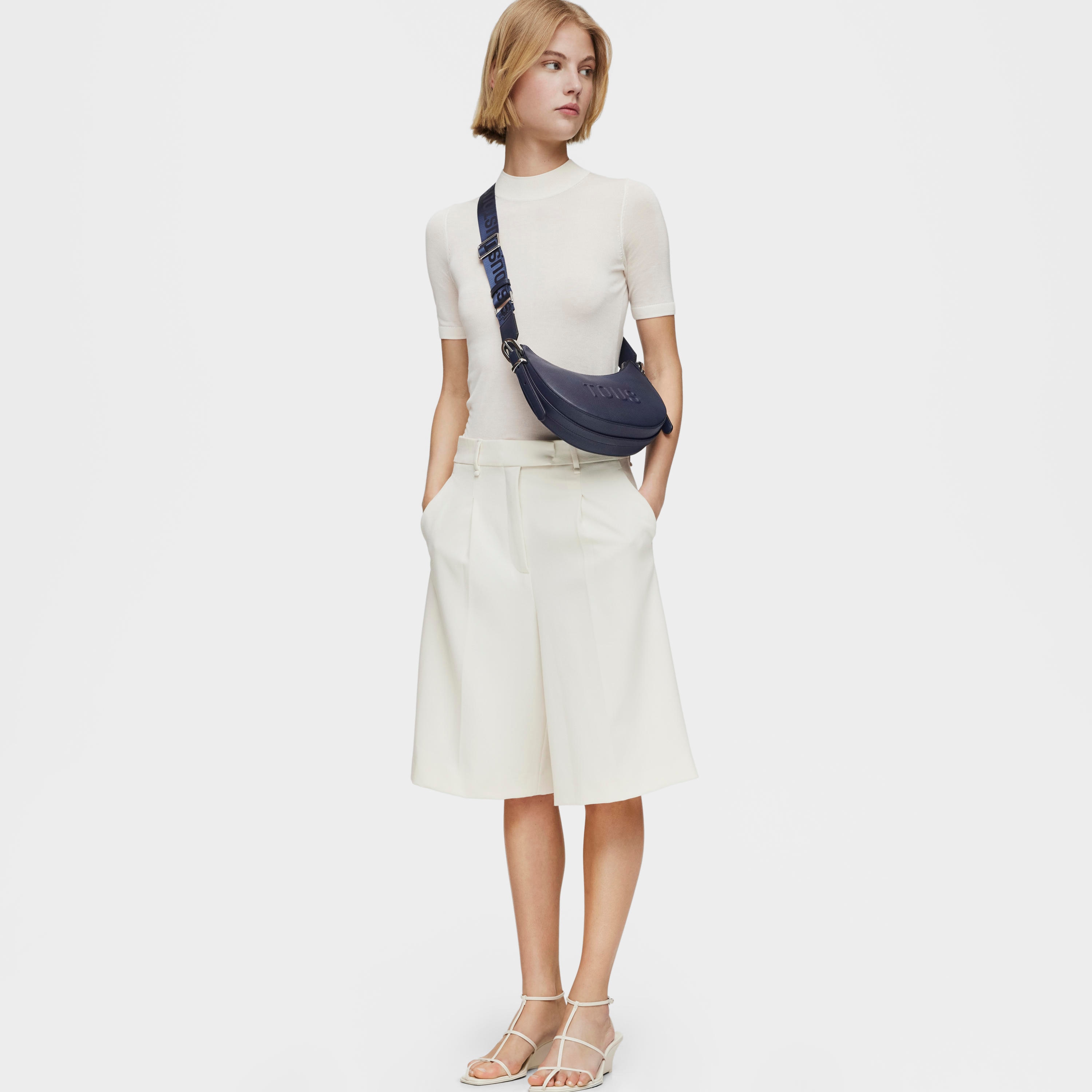 Medium navy blue Shoulder bag TOUS Brenda