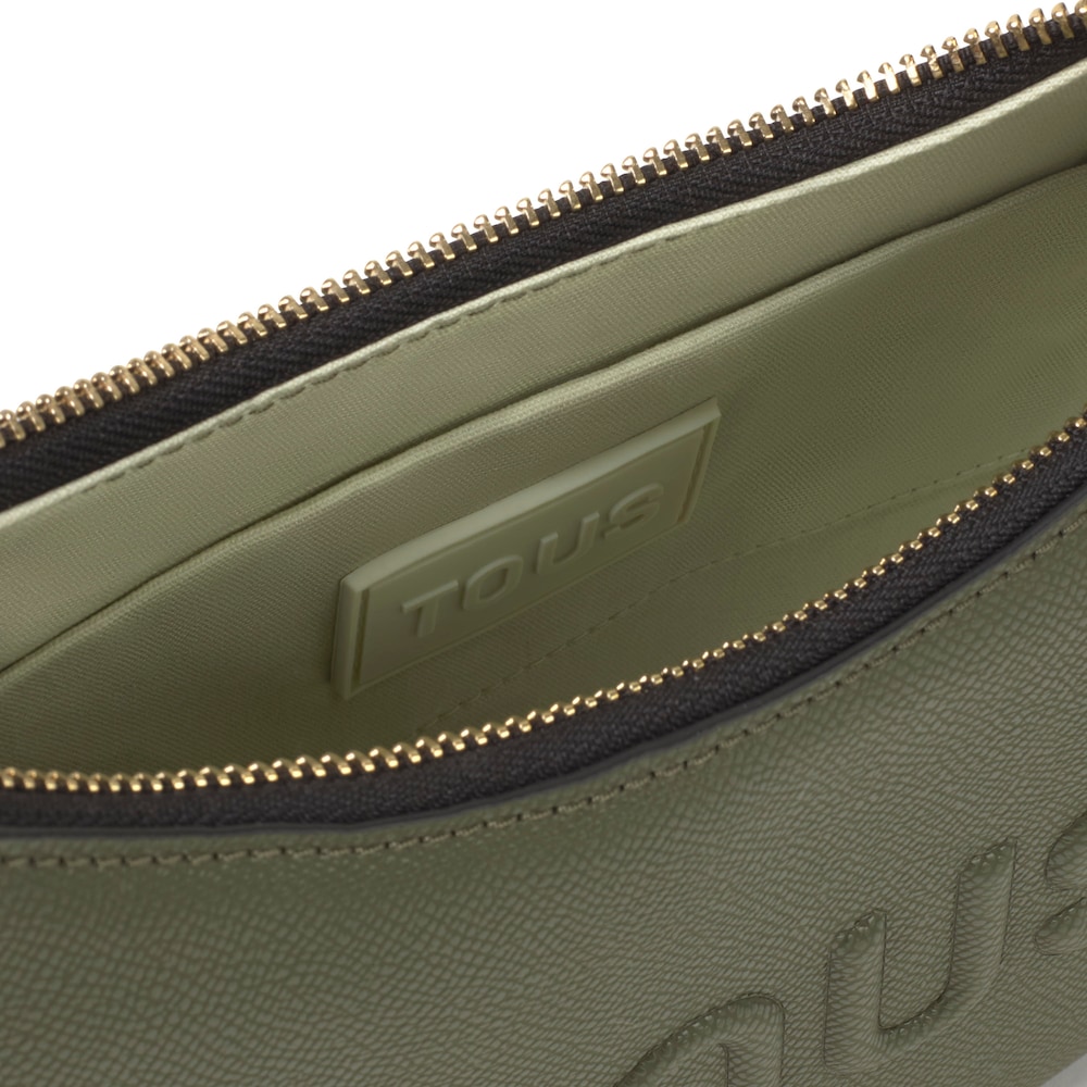 Khaki medium Crossbody shoulder bag TOUS Brenda image number 2