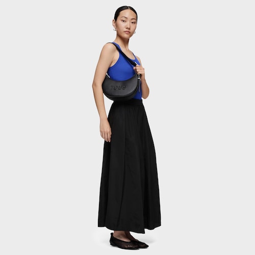 Bolso de hombro mediano negro TOUS Brenda