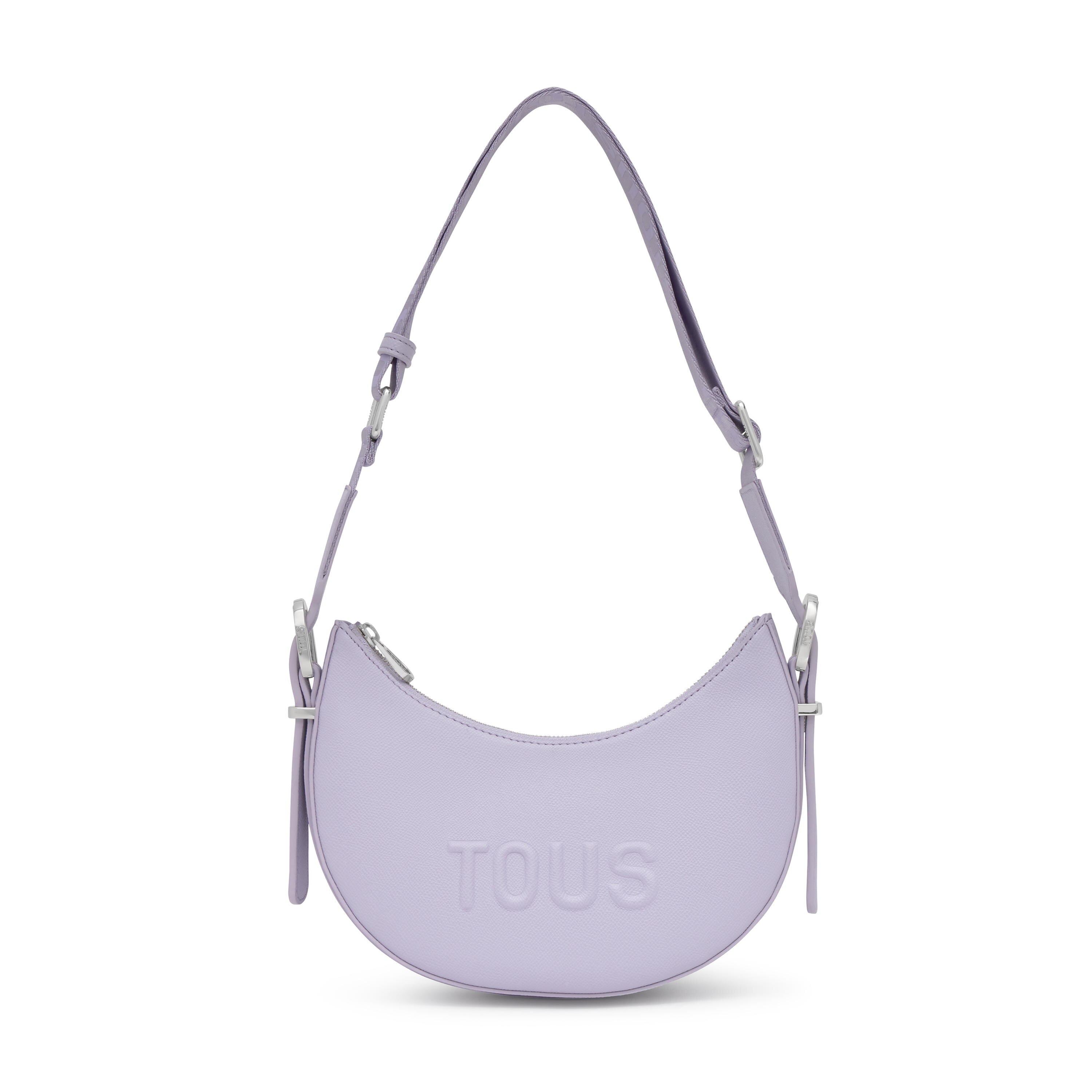 TOUS ラベンダー ショルダーバッグ Small purple and black TOUS Empire crossbody leather bag
