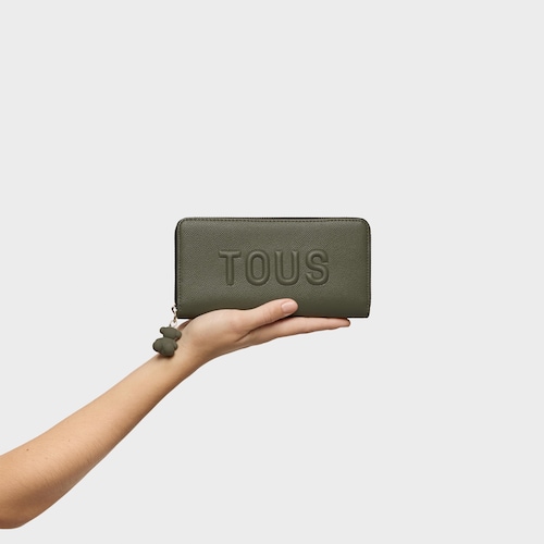 Khaki Wallet TOUS Brenda