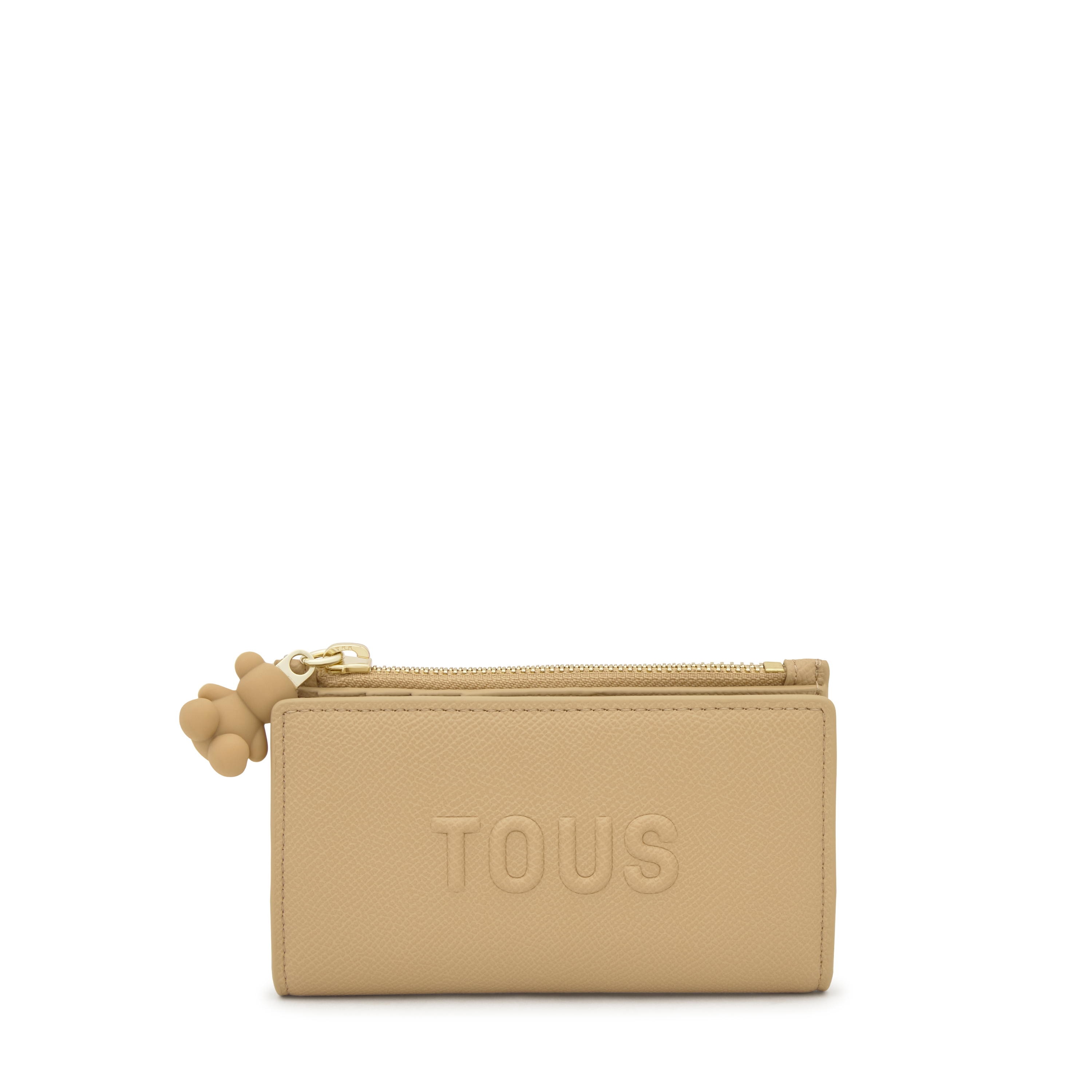 Sand-colored Card wallet TOUS Brenda