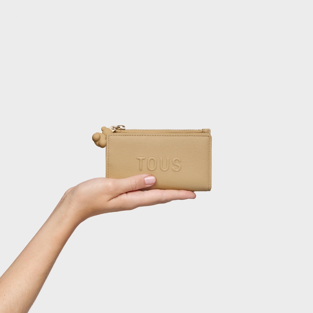 Sand-colored Card wallet TOUS Brenda