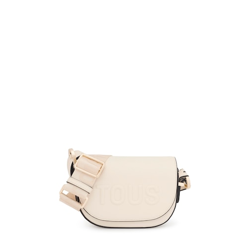 Mini bandolera medialuna beige TOUS Brenda image number 0