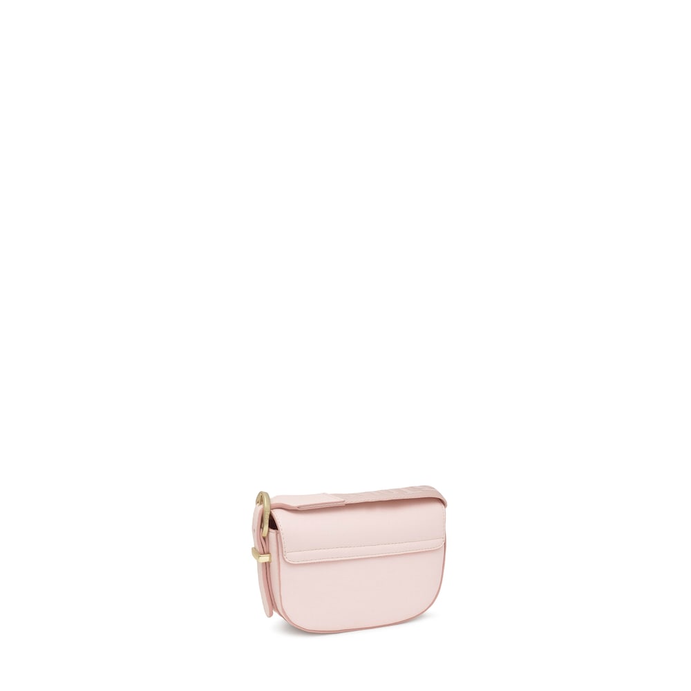 Light pink half-moon mini Crossbody bag TOUS Brenda image number 1