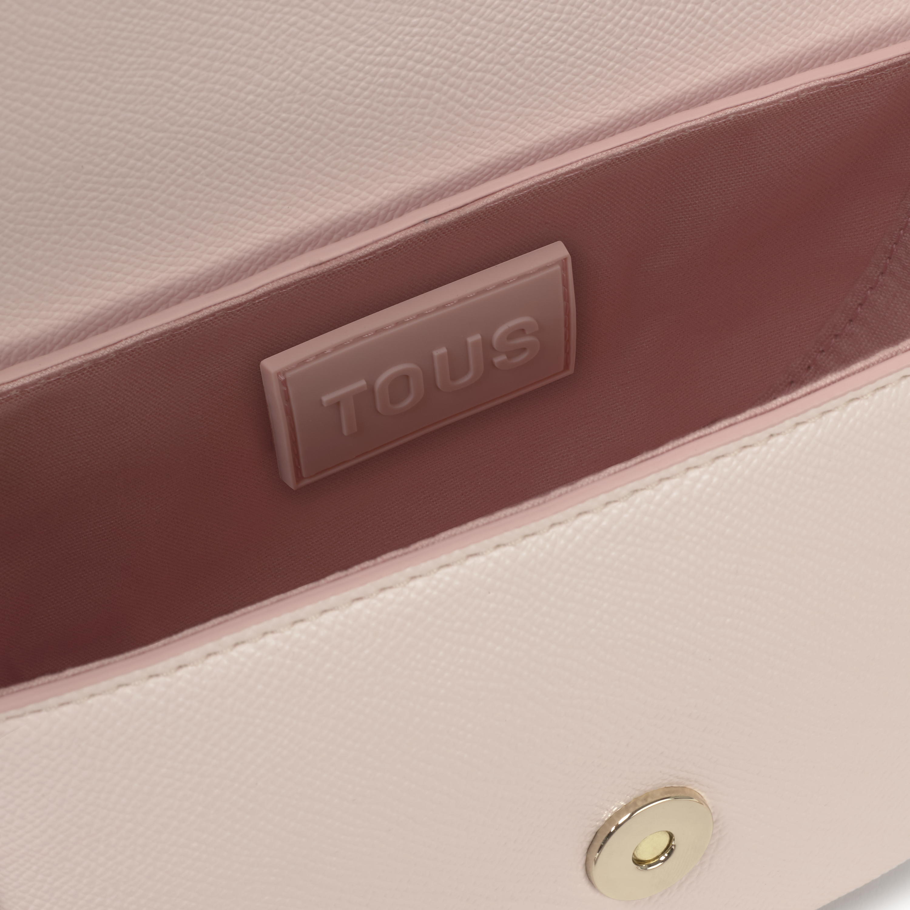 Light pink half-moon mini Crossbody bag TOUS Brenda