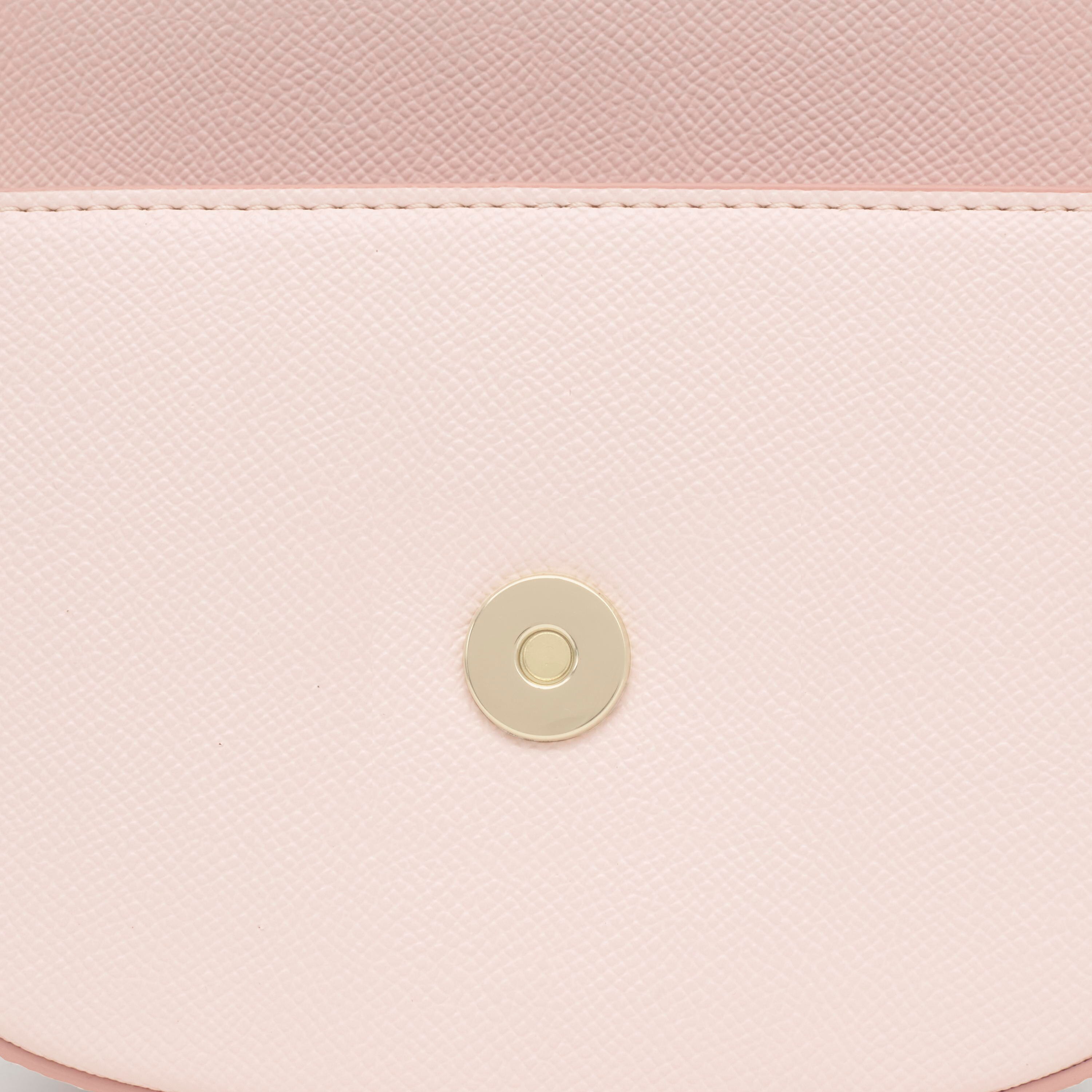 Light pink half-moon mini Crossbody bag TOUS Brenda