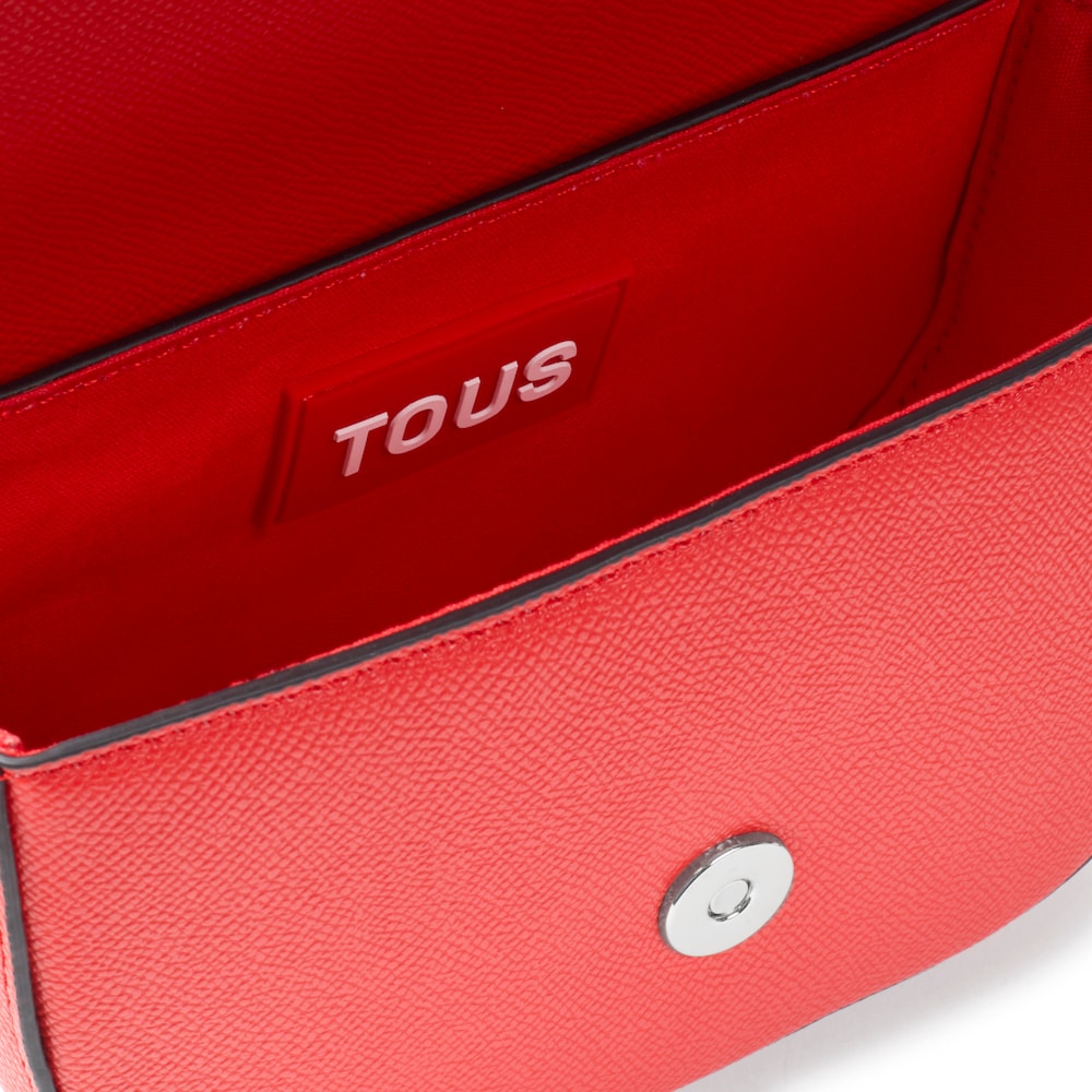 Red halfmoon mini Crossbody bag TOUS Brenda
