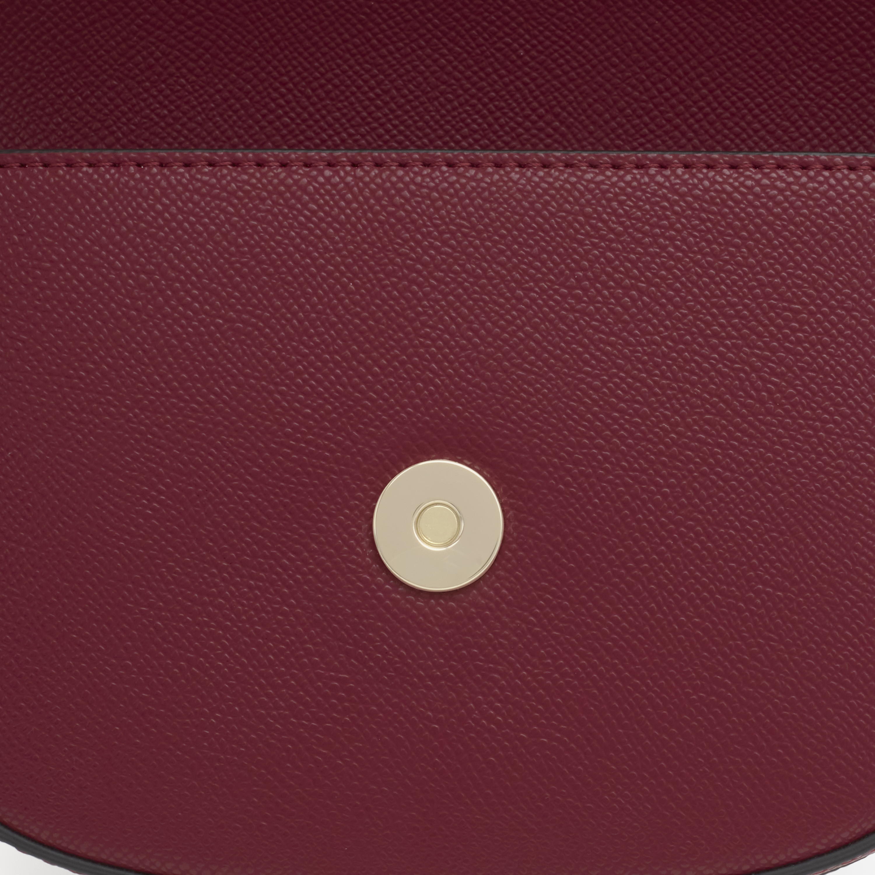 Maroon half-moon mini Crossbody bag TOUS Brenda
