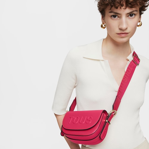 Mini bandolera medialuna fucsia TOUS Brenda
