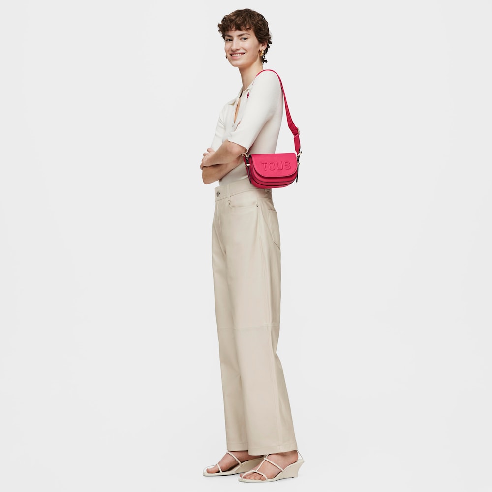 Mini bandolera medialuna fucsia TOUS Brenda