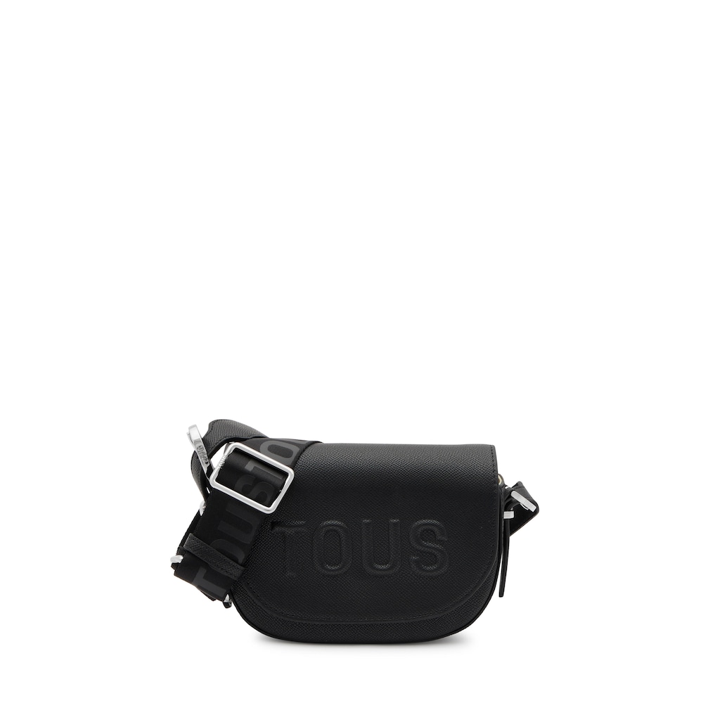 Black halfmoon Crossbody minibag TOUS Brenda
