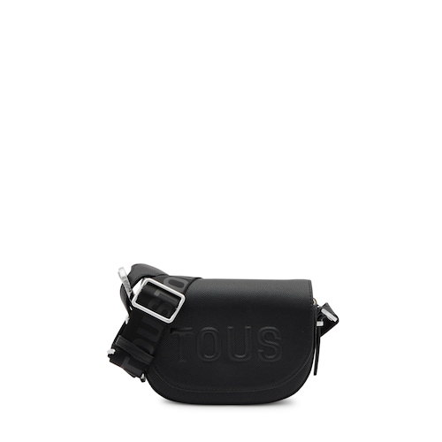 Black halfmoon Crossbody minibag TOUS Brenda
