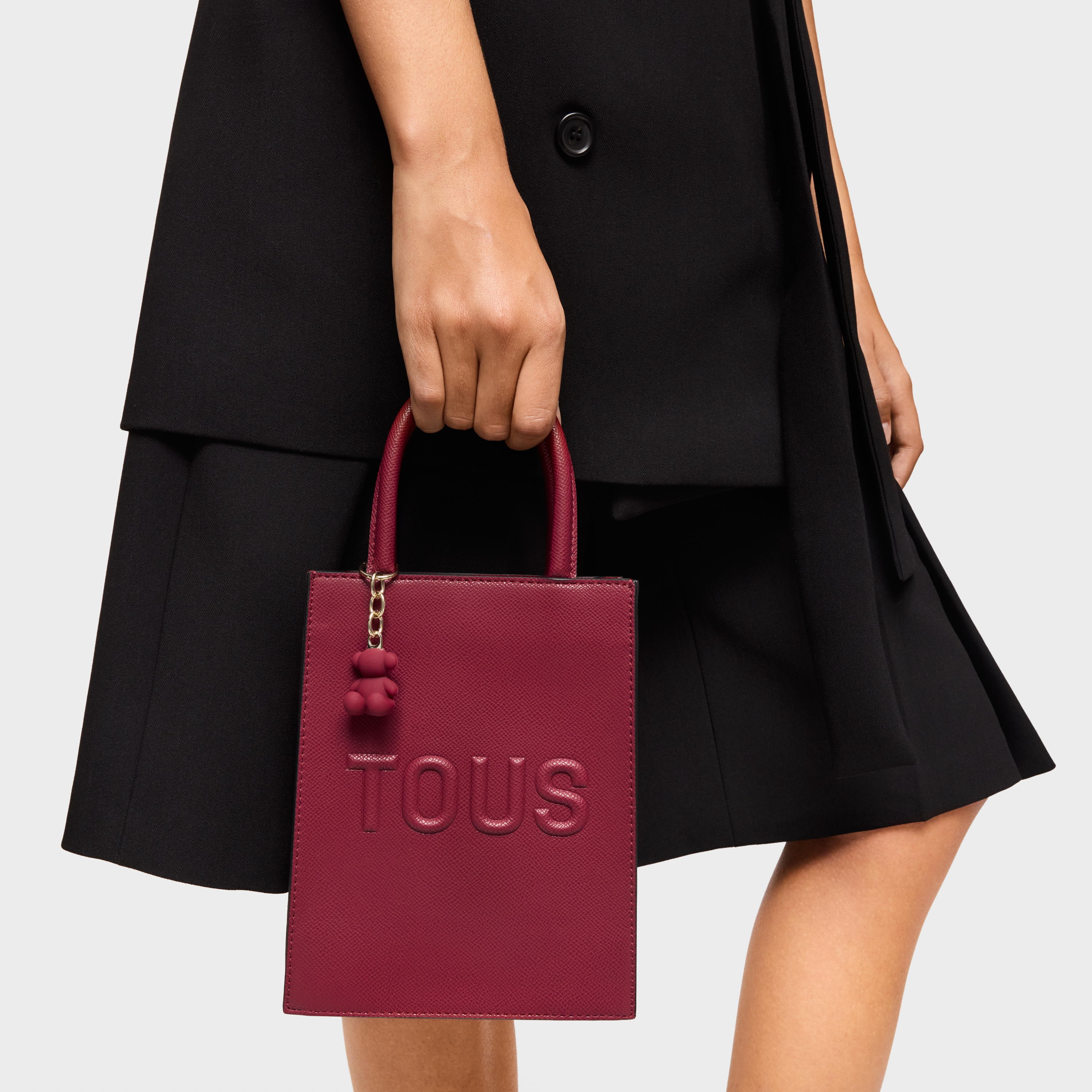 Maroon pop mini Bag TOUS Brenda