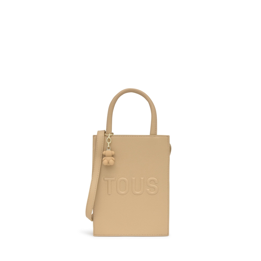 Sand-colored Pop Minibag TOUS Brenda image number 0