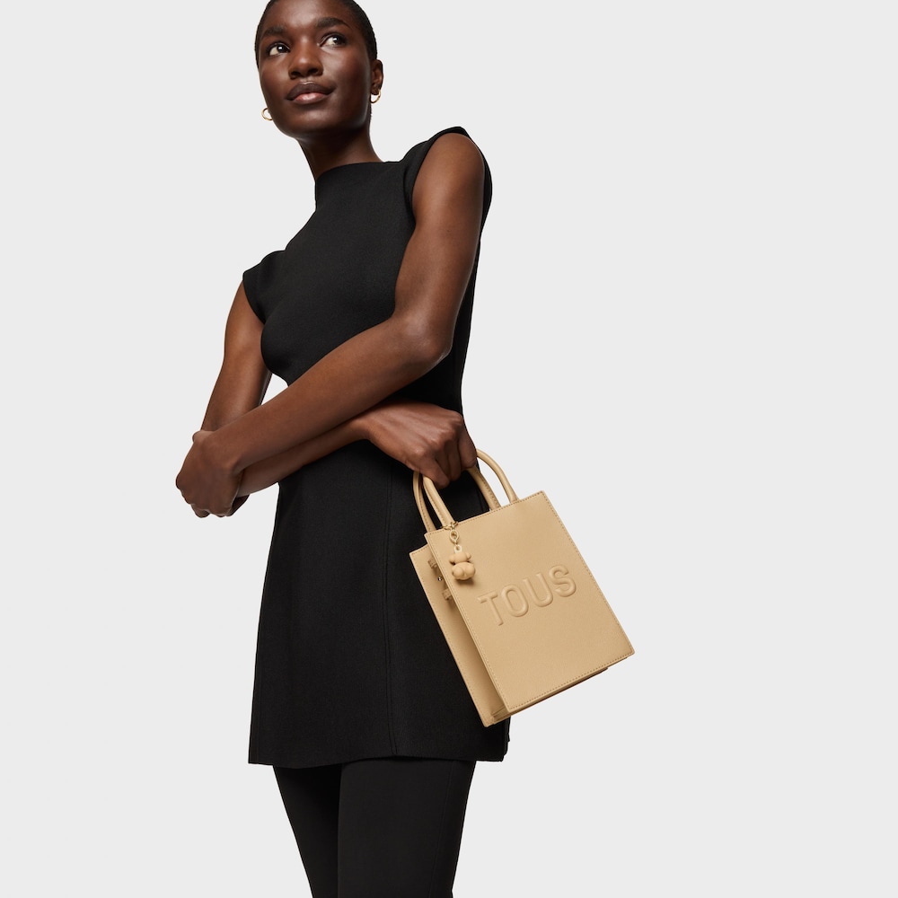 Sand-colored Pop Minibag TOUS Brenda image number 3
