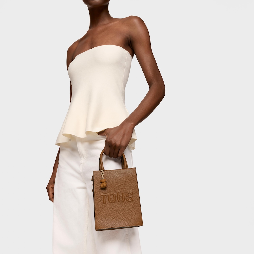 Camel-colored Pop Minibag TOUS Brenda image number 3