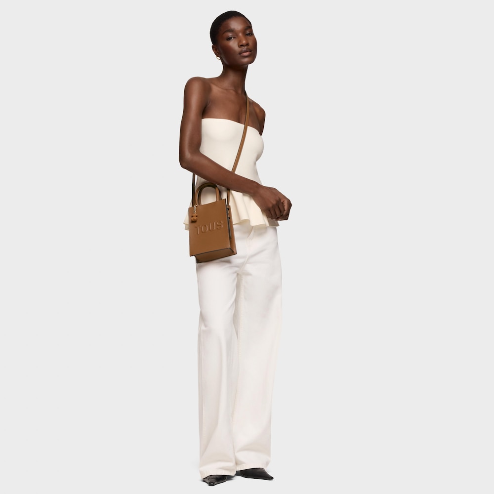 Camel-colored Pop Minibag TOUS Brenda image number 4