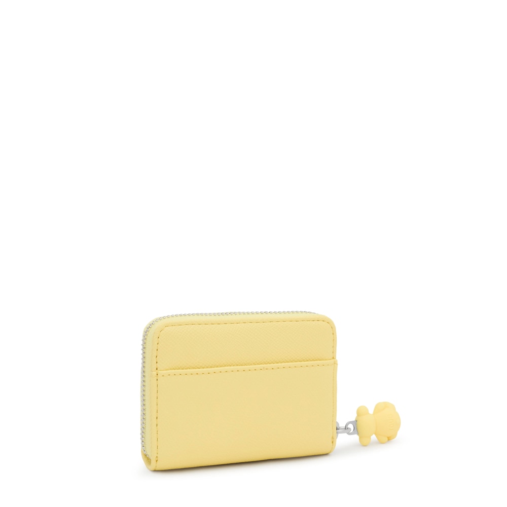 Porta-moedas amarelo-claro TOUS Brenda
