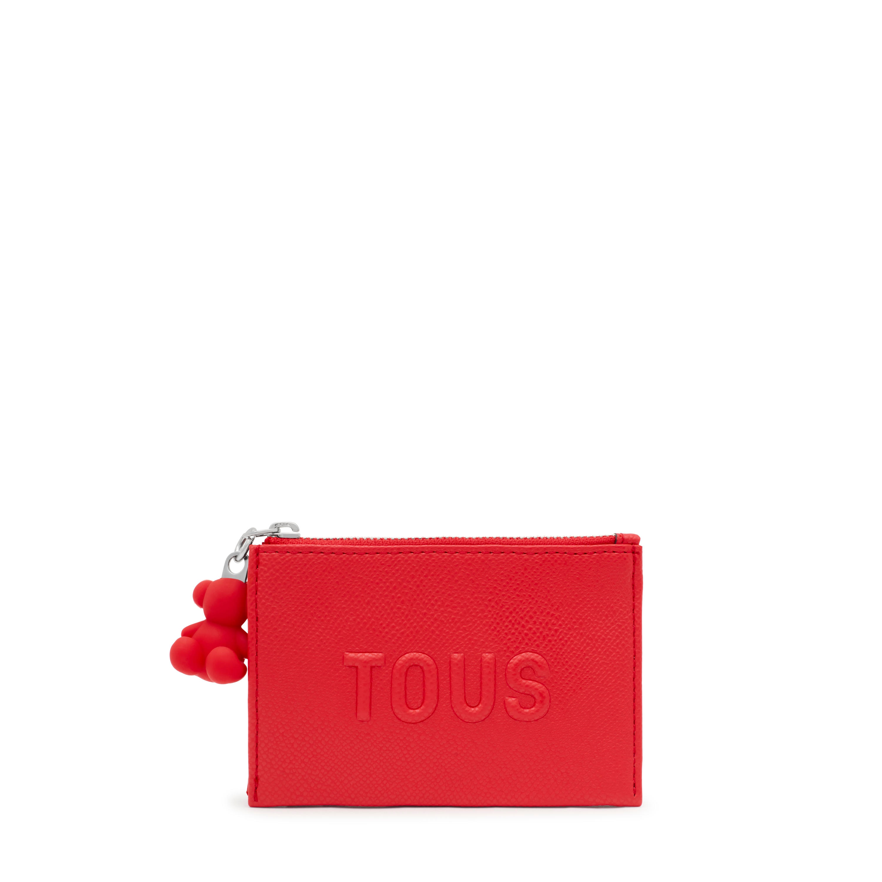 Red Change purse-cardholder TOUS Brenda