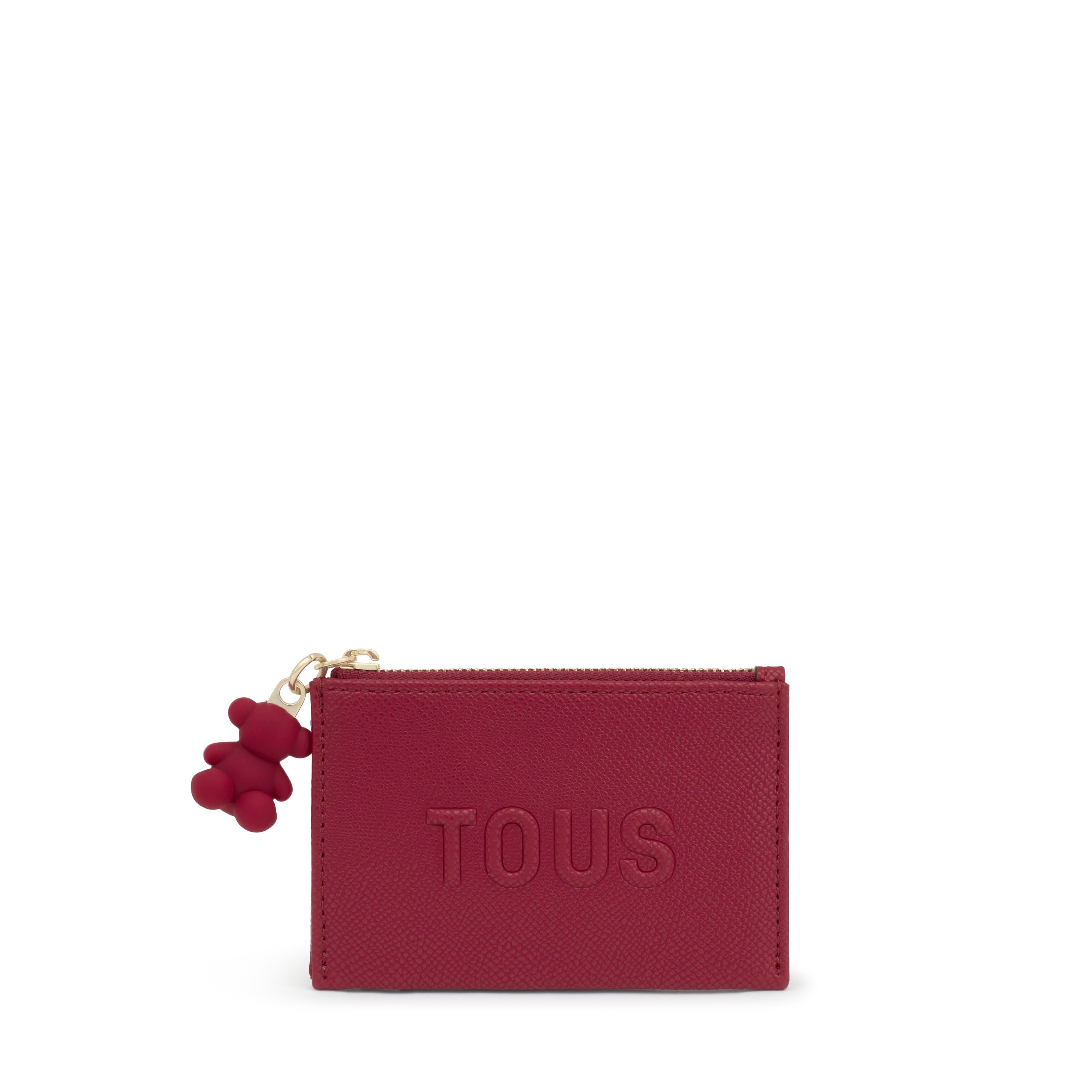 Maroon Cardholder-change purse TOUS Brenda