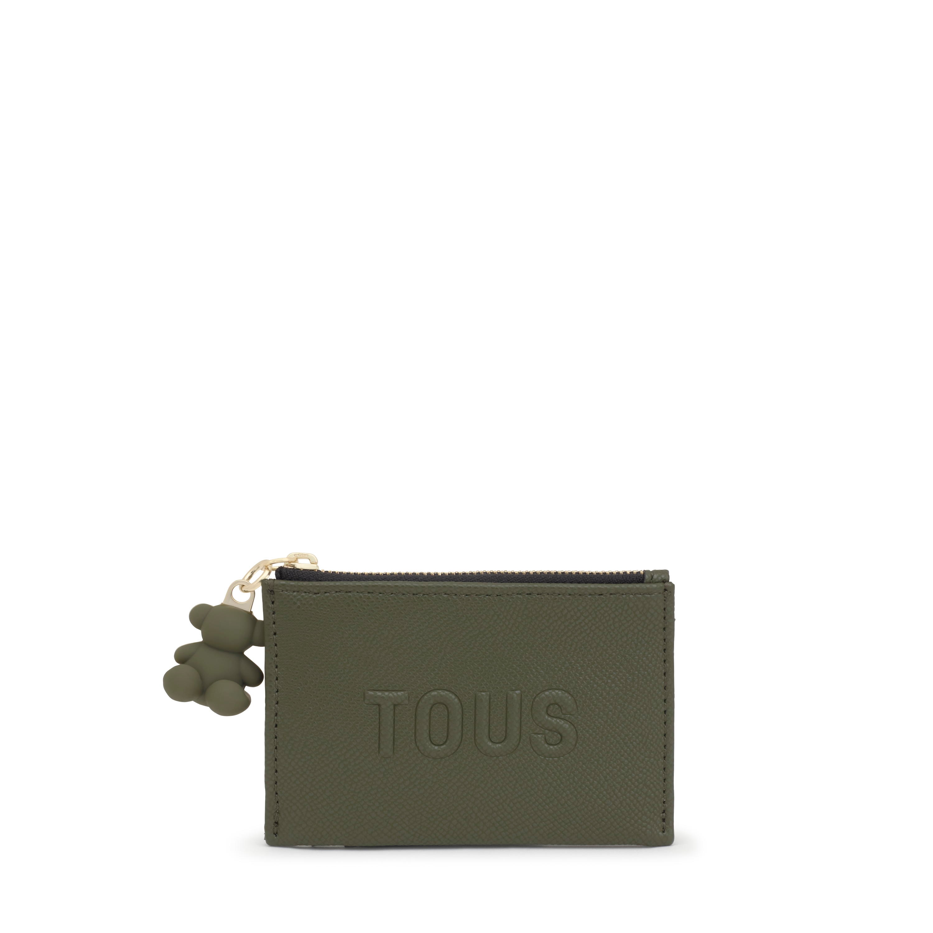 Khaki Cardholder-change purse TOUS Brenda