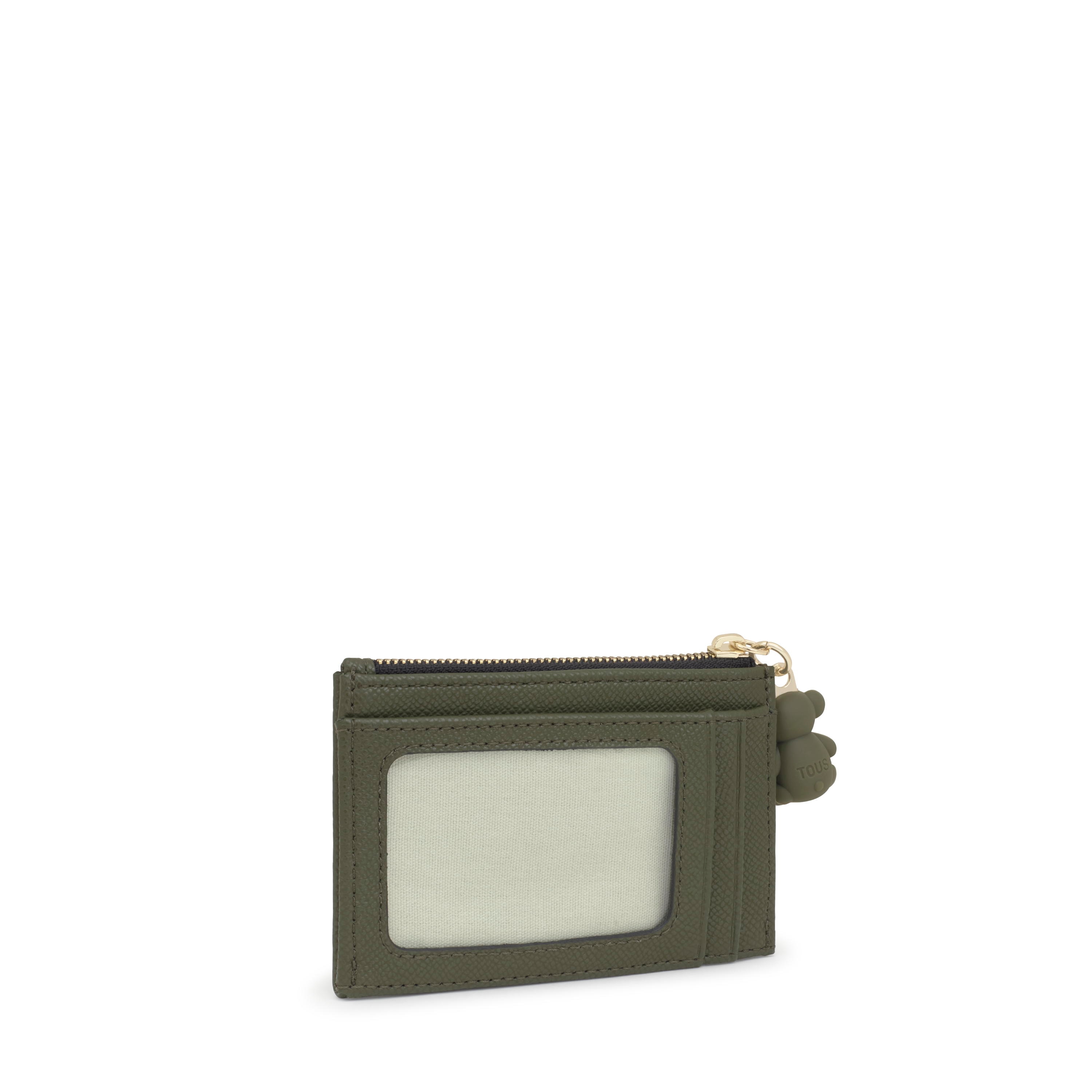 Khaki Cardholder-change purse TOUS Brenda