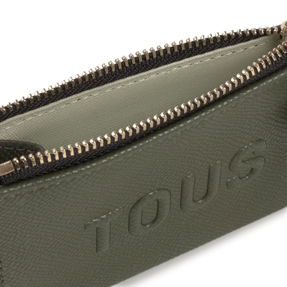 Khaki Cardholder-change purse TOUS Brenda image number 2