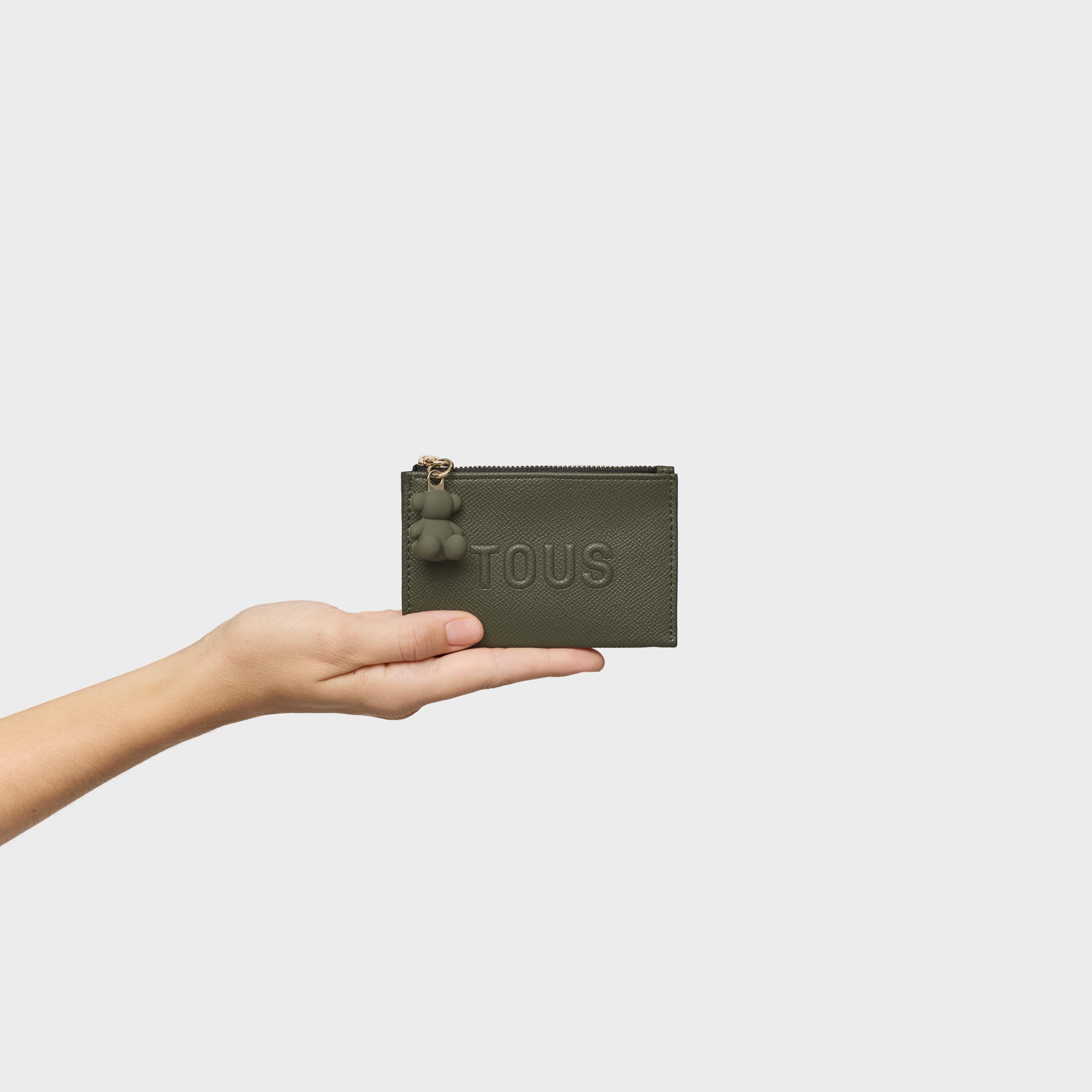 Khaki Cardholder-change purse TOUS Brenda