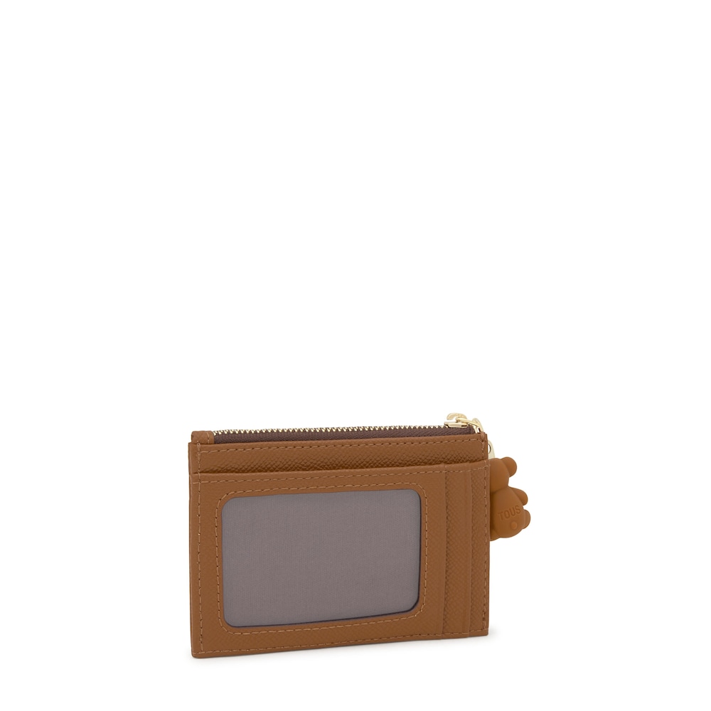 Camel-colored Change purse-cardholder TOUS Brenda