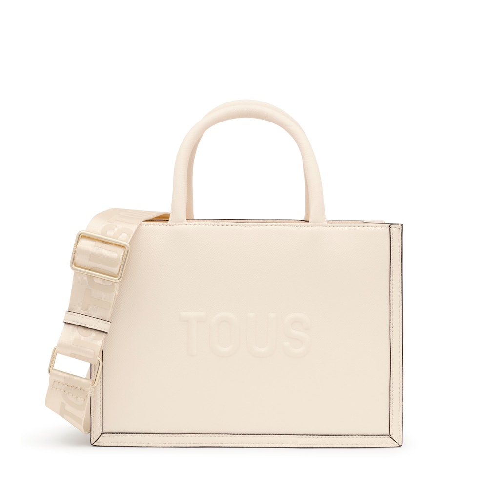 Shopper mediano Amaya beige TOUS Brenda image number 0