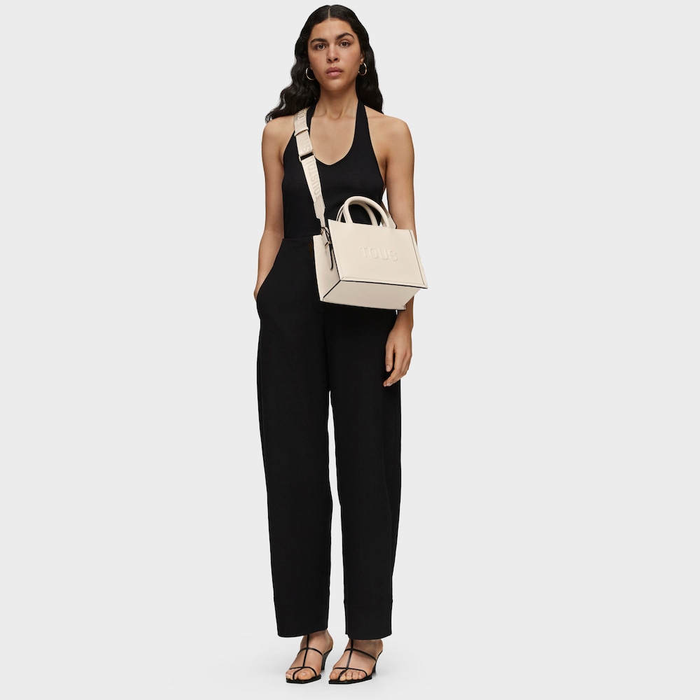 Shopper mediano Amaya beige TOUS Brenda image number 5