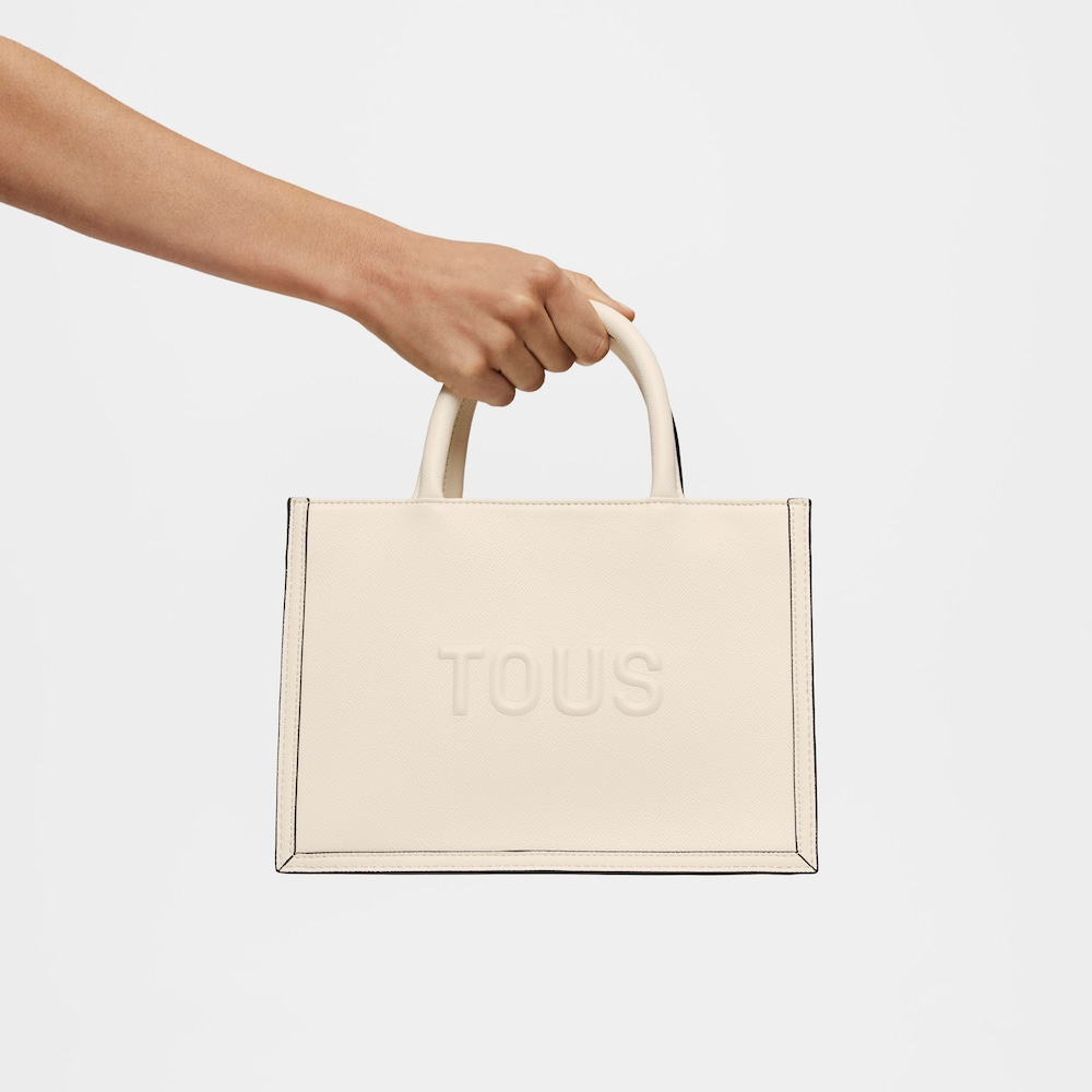 Shopper mediano Amaya beige TOUS Brenda image number 6