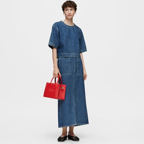 Shopper mediano Amaya rojo TOUS Brenda