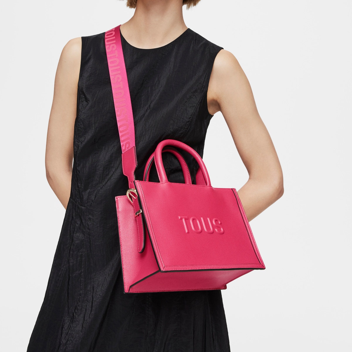 Medium fuchsia Amaya Shopping bag TOUS Brenda