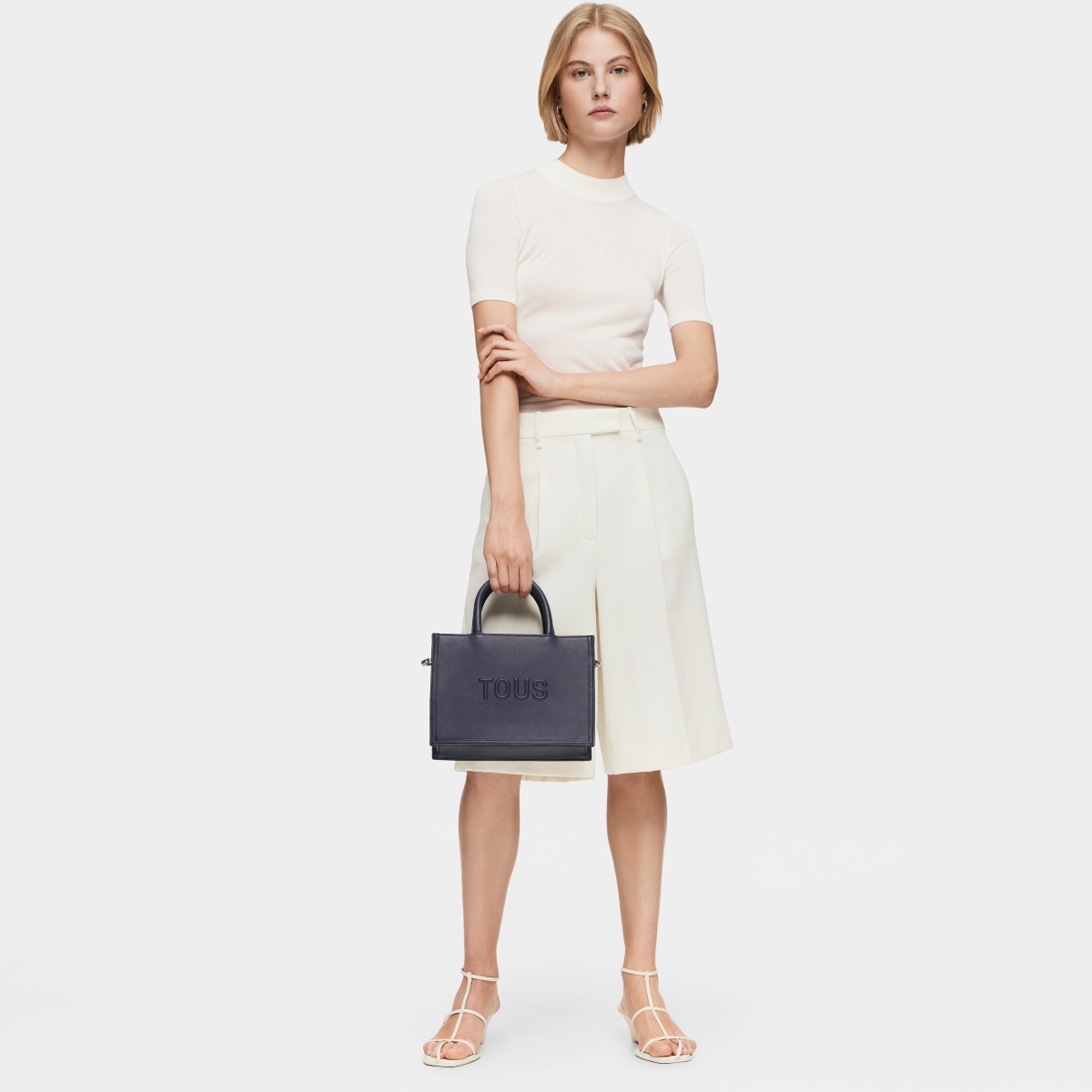 Medium navy blue Amaya Shopping bag TOUS Brenda