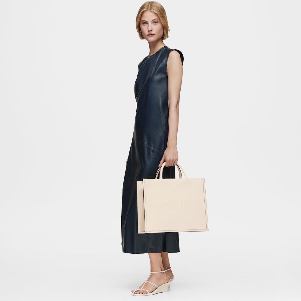 Shopper grande Amaya bege TOUS Brenda