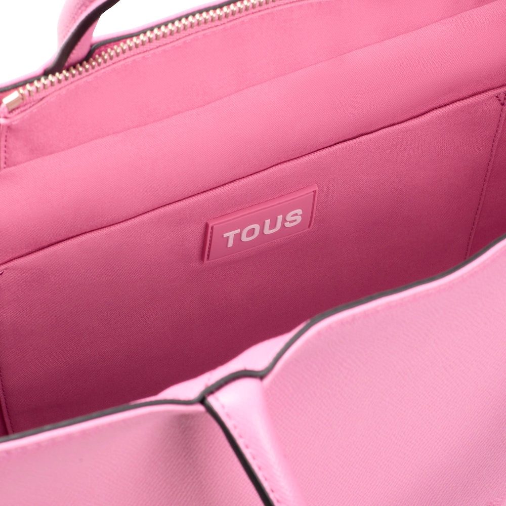 Large dark pink Amaya Shopping bag TOUS Brenda image number 2