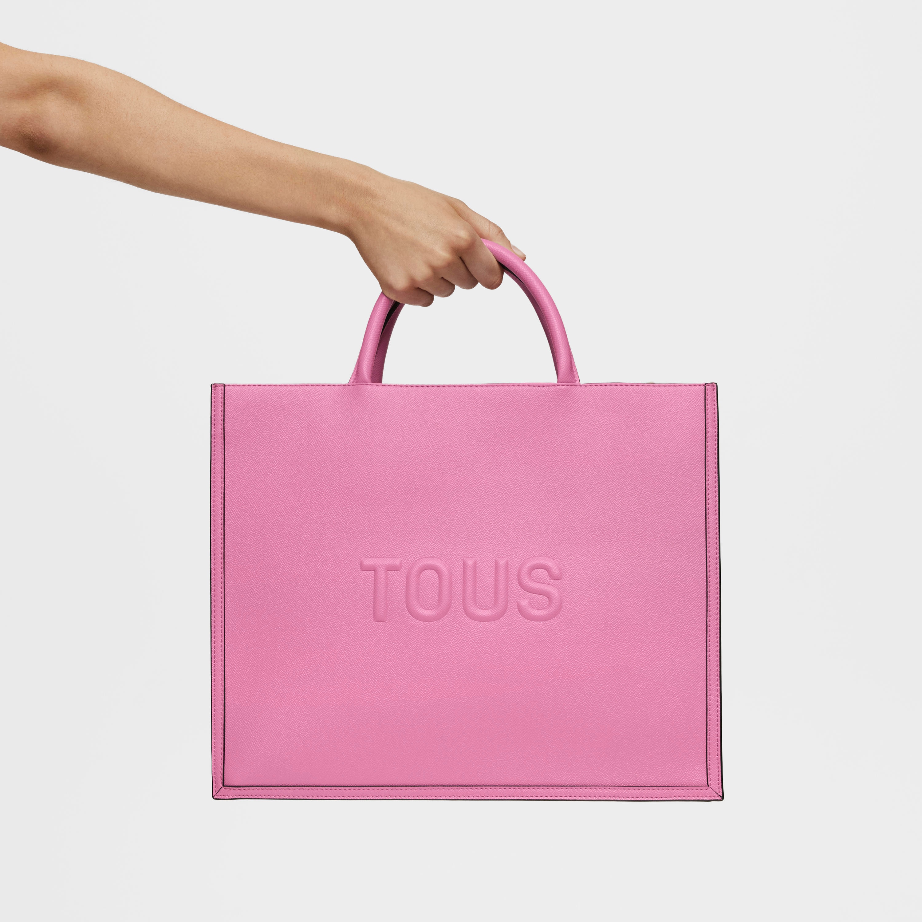 Large dark pink Amaya Shopping bag TOUS Brenda