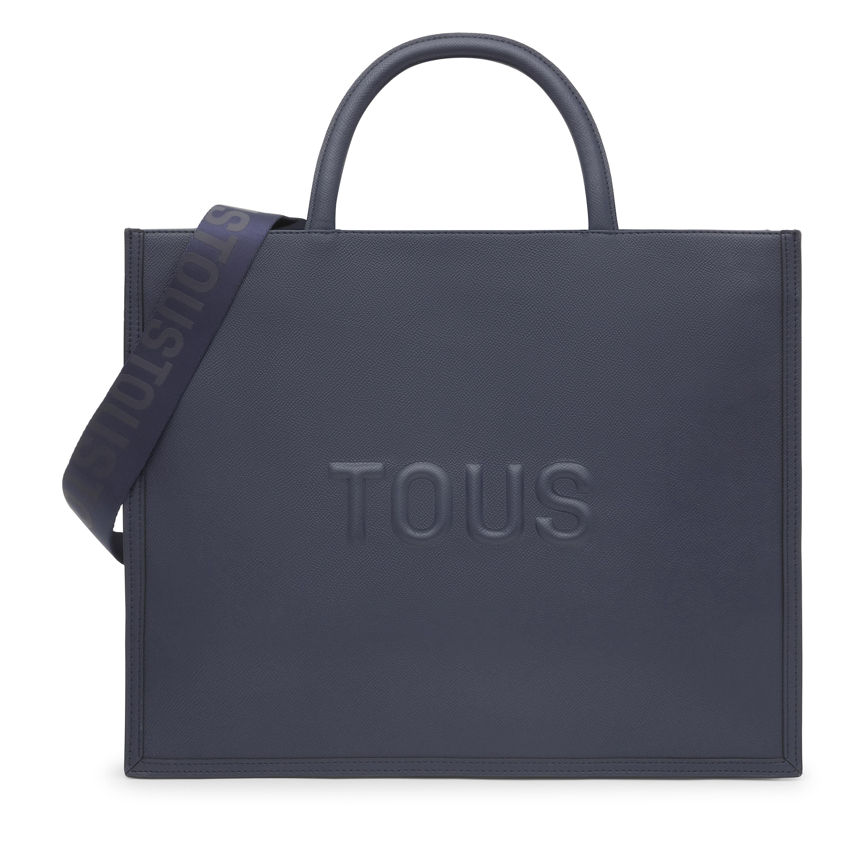 Large navy blue Amaya Shopping bag TOUS Brenda
