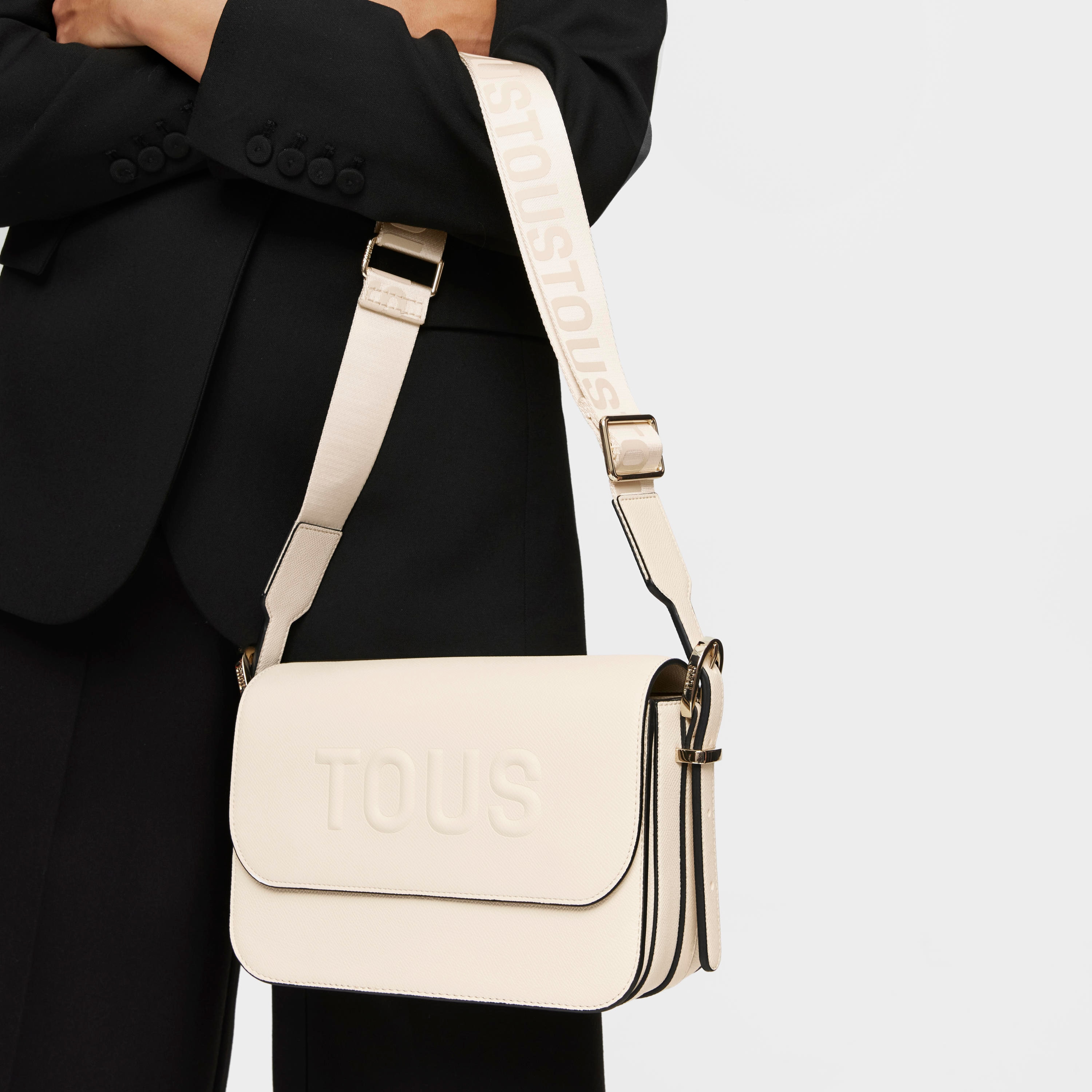 Medium beige Crossbody bag TOUS Brenda