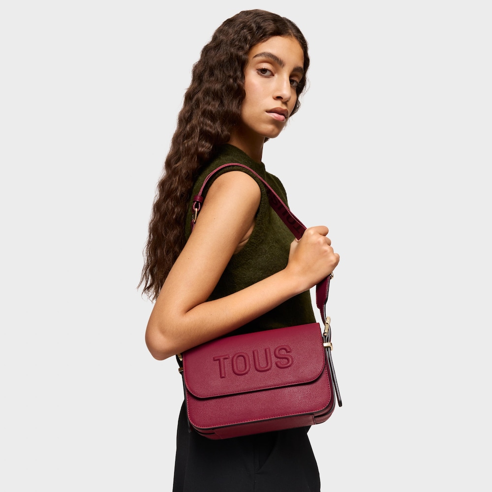 Medium maroon Crossbody bag TOUS Brenda image number 4