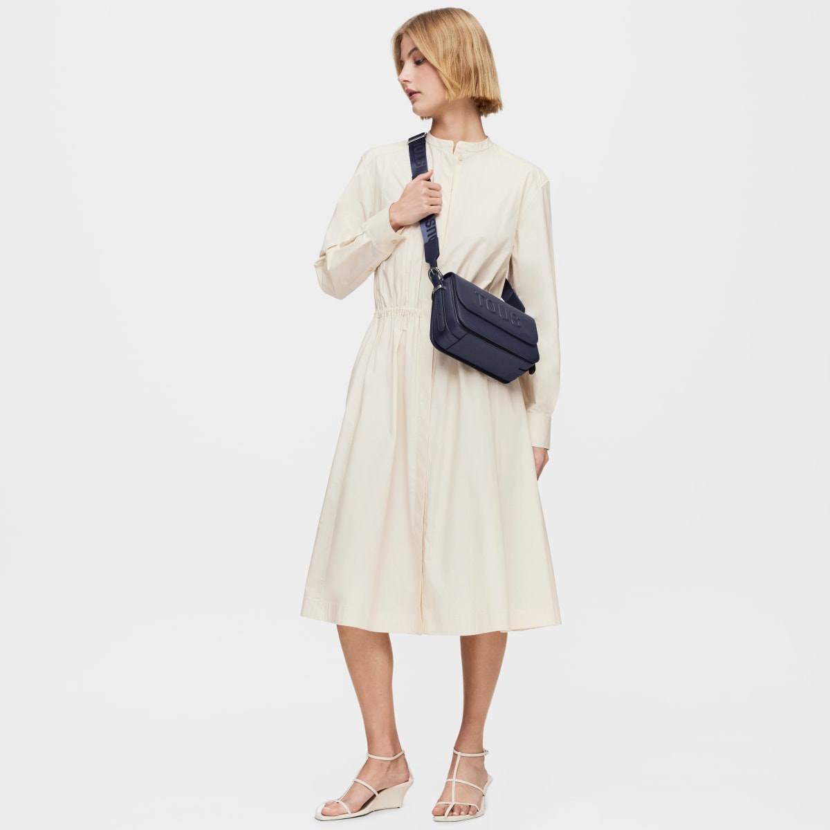 Medium navy blue Crossbody bag TOUS Brenda